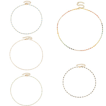 Colour  Enamel Necklaces